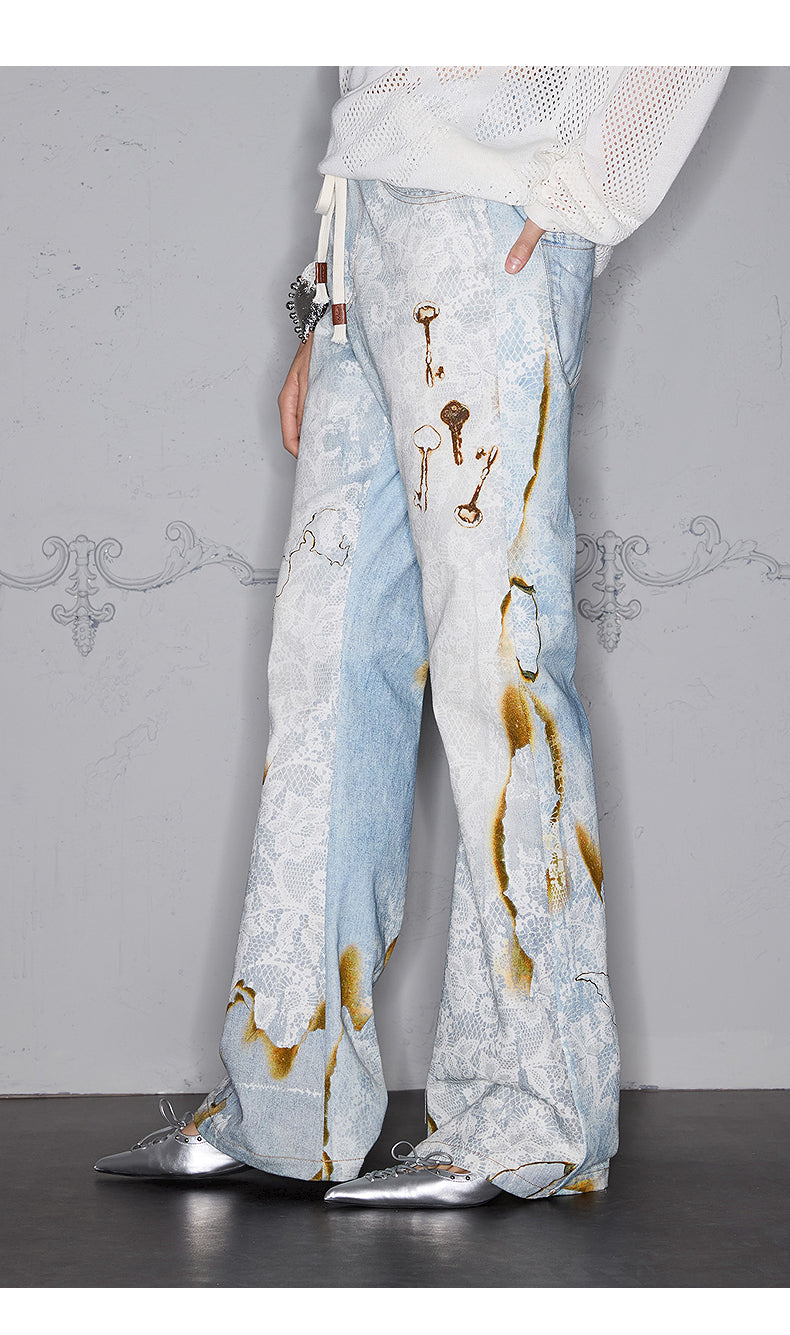 3D Printed Flared Jeans