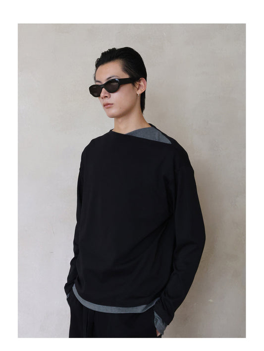 Fake Two-Piece T-Shirt