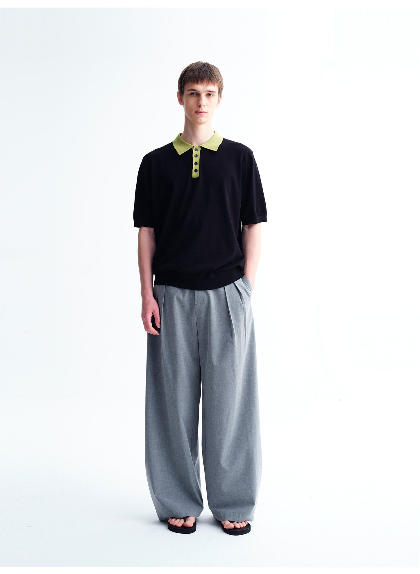 Vintage Knit Polo Shirt