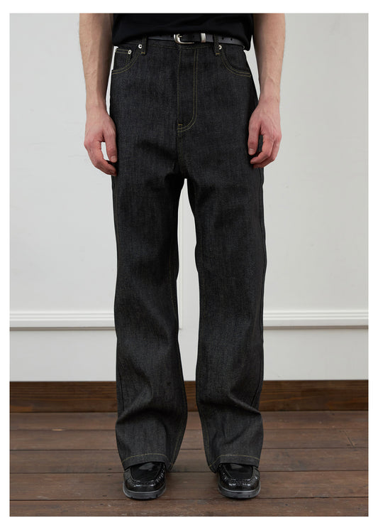 Pure Cotton Denim Pants