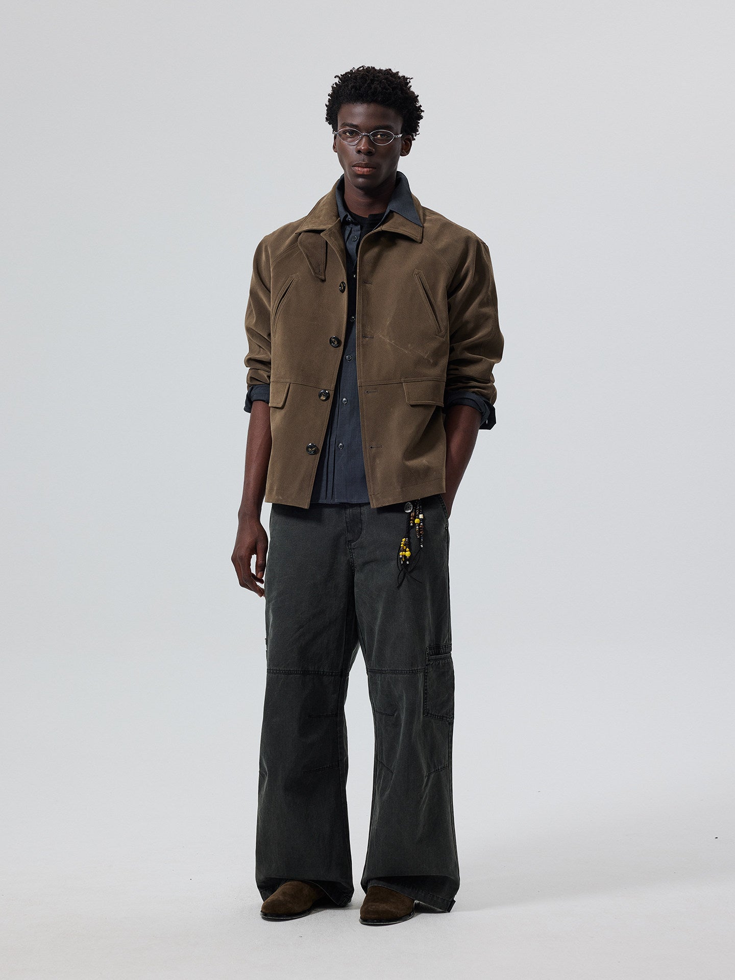 Distressed Cargo Pants