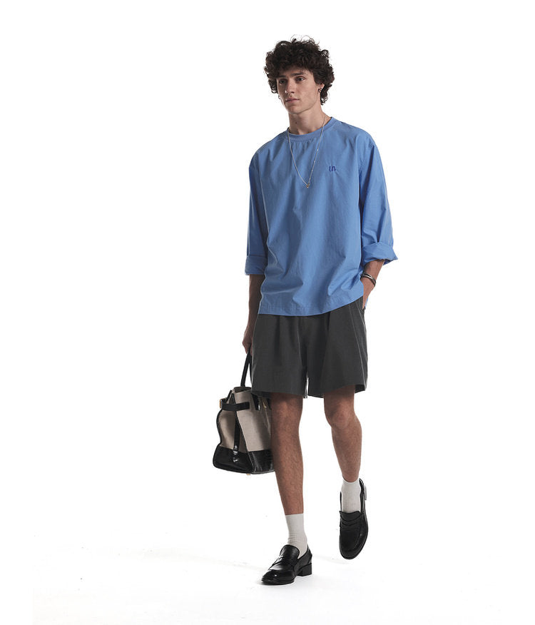 Embroidered Crew Neck T-Shirt