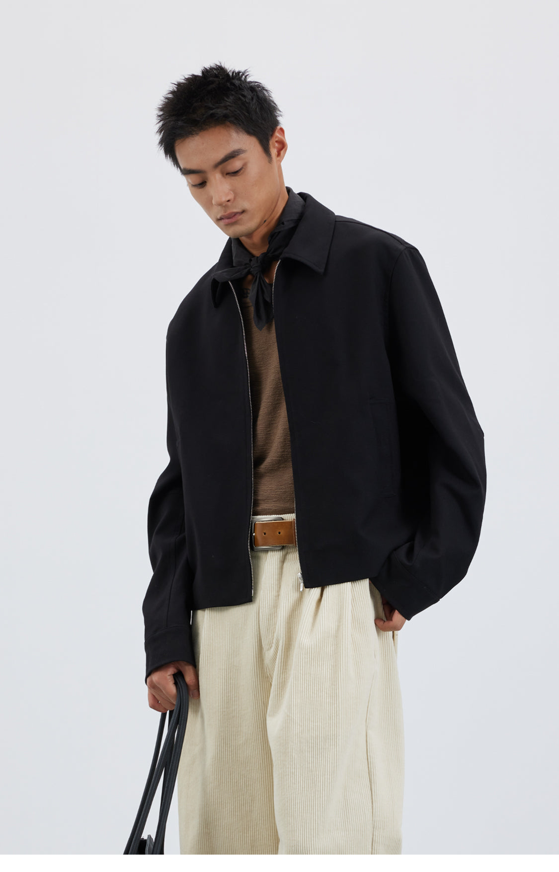 Wool-blend classic jacket