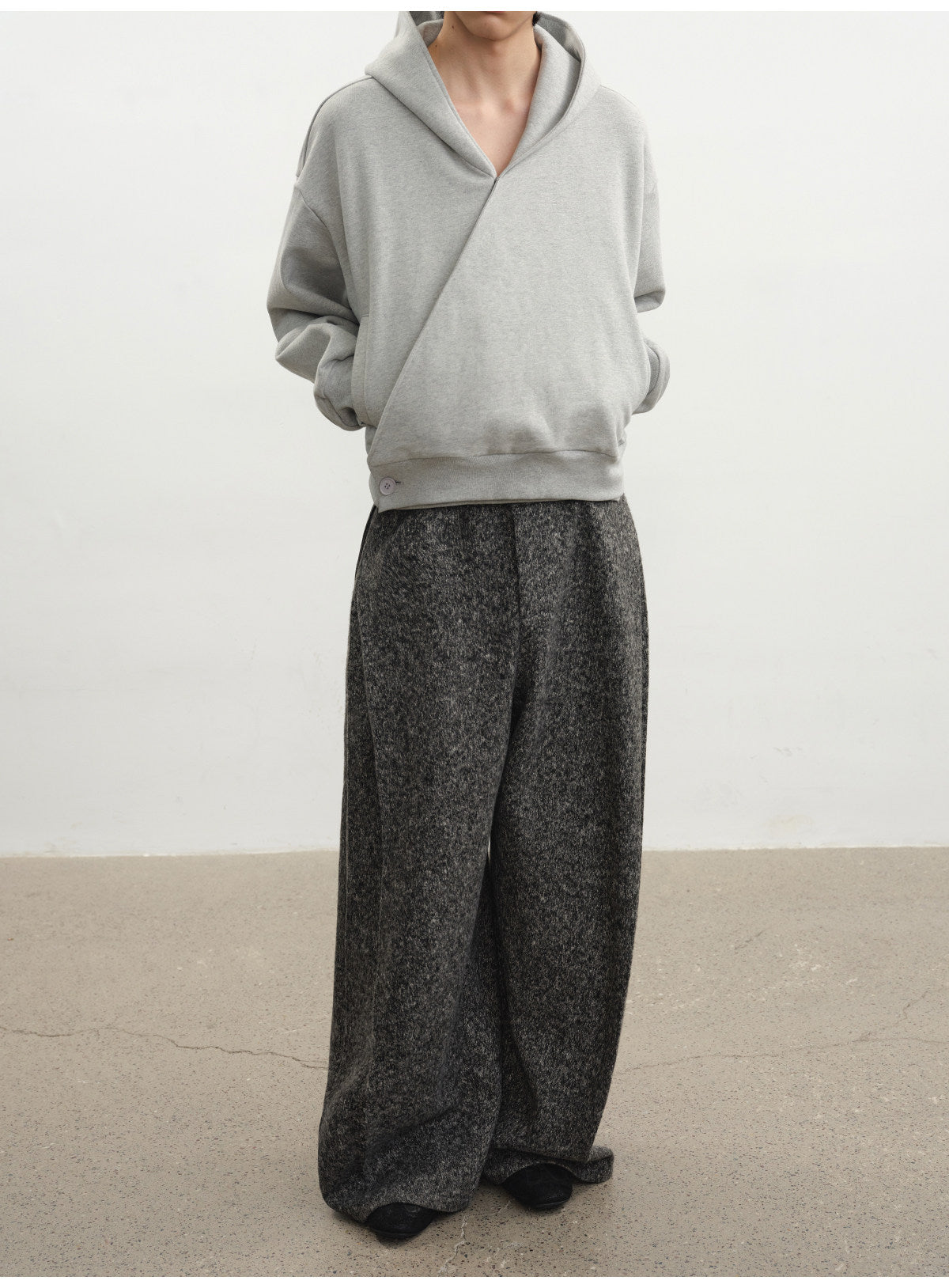 Crossover Hooded Sweatshirt