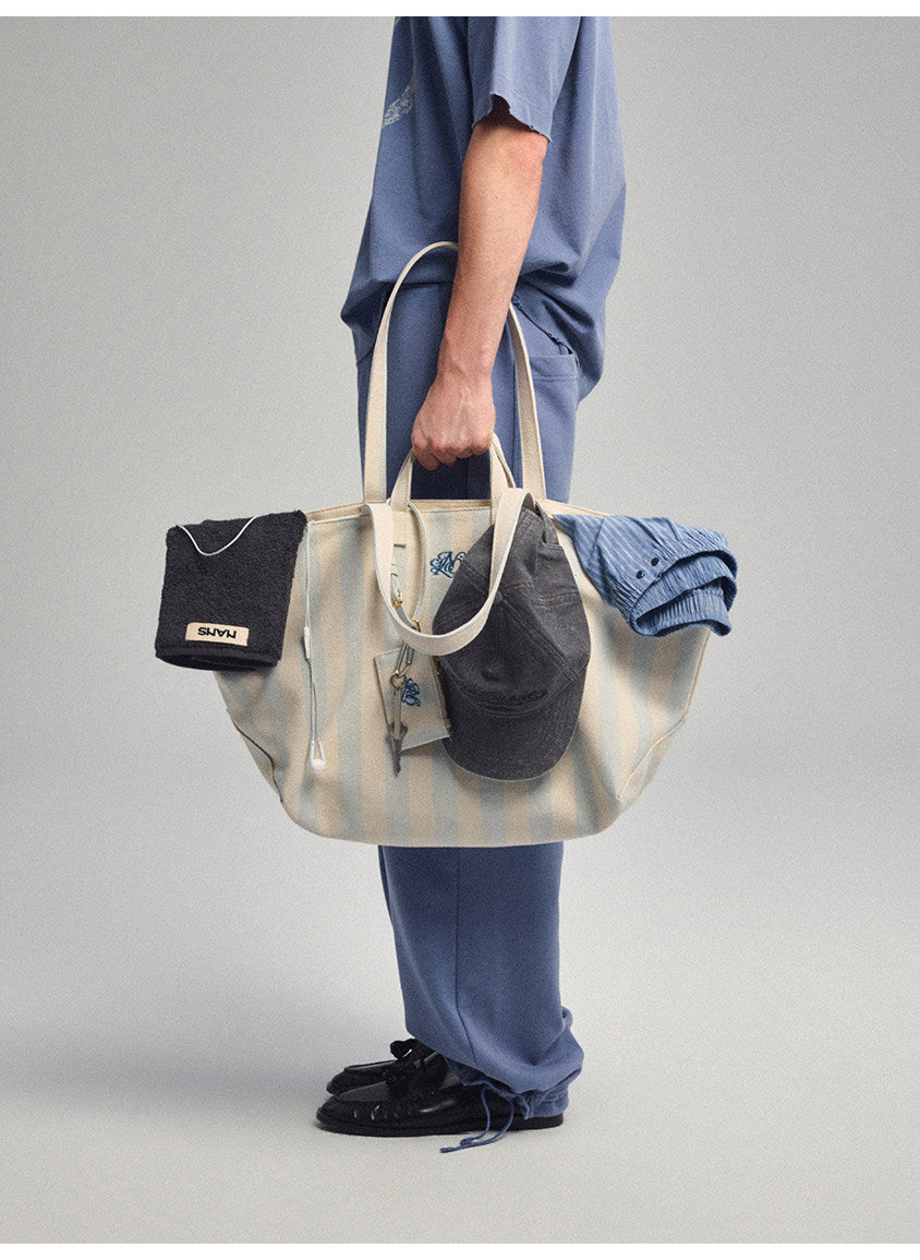 Double-Handle Beach Tote Bag
