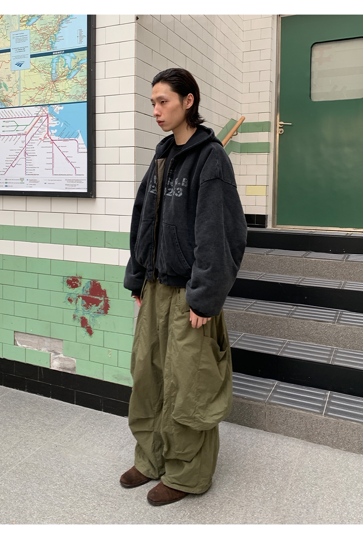 Oversized Wide-Leg Pants