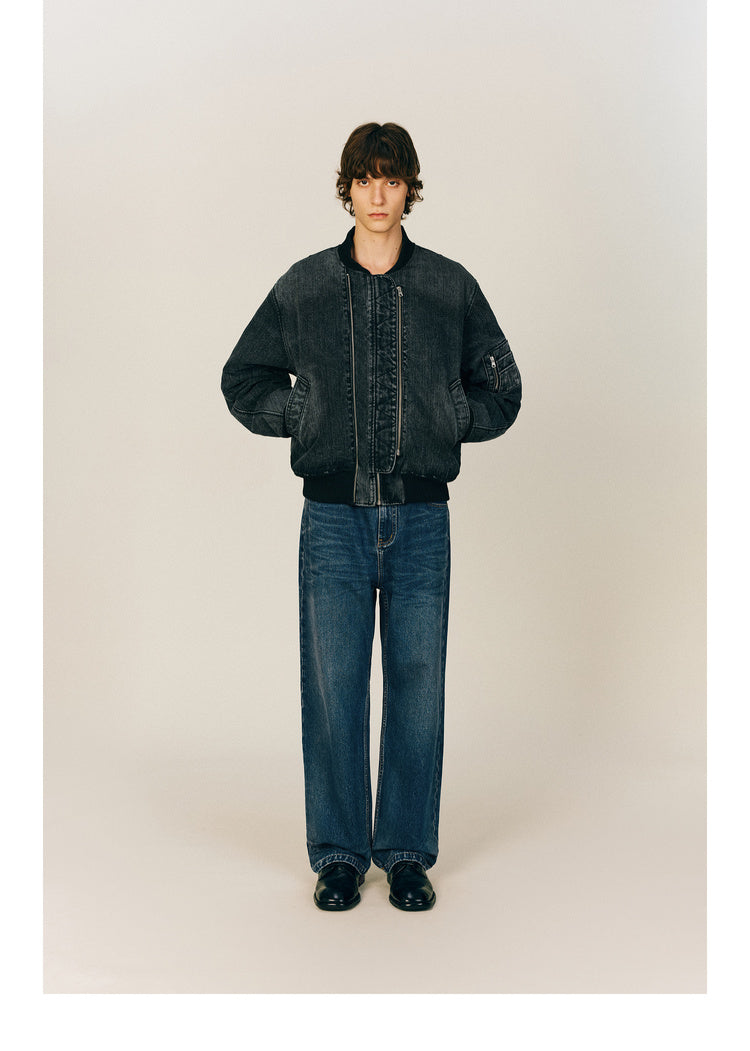 Bamboo denim cotton jacket