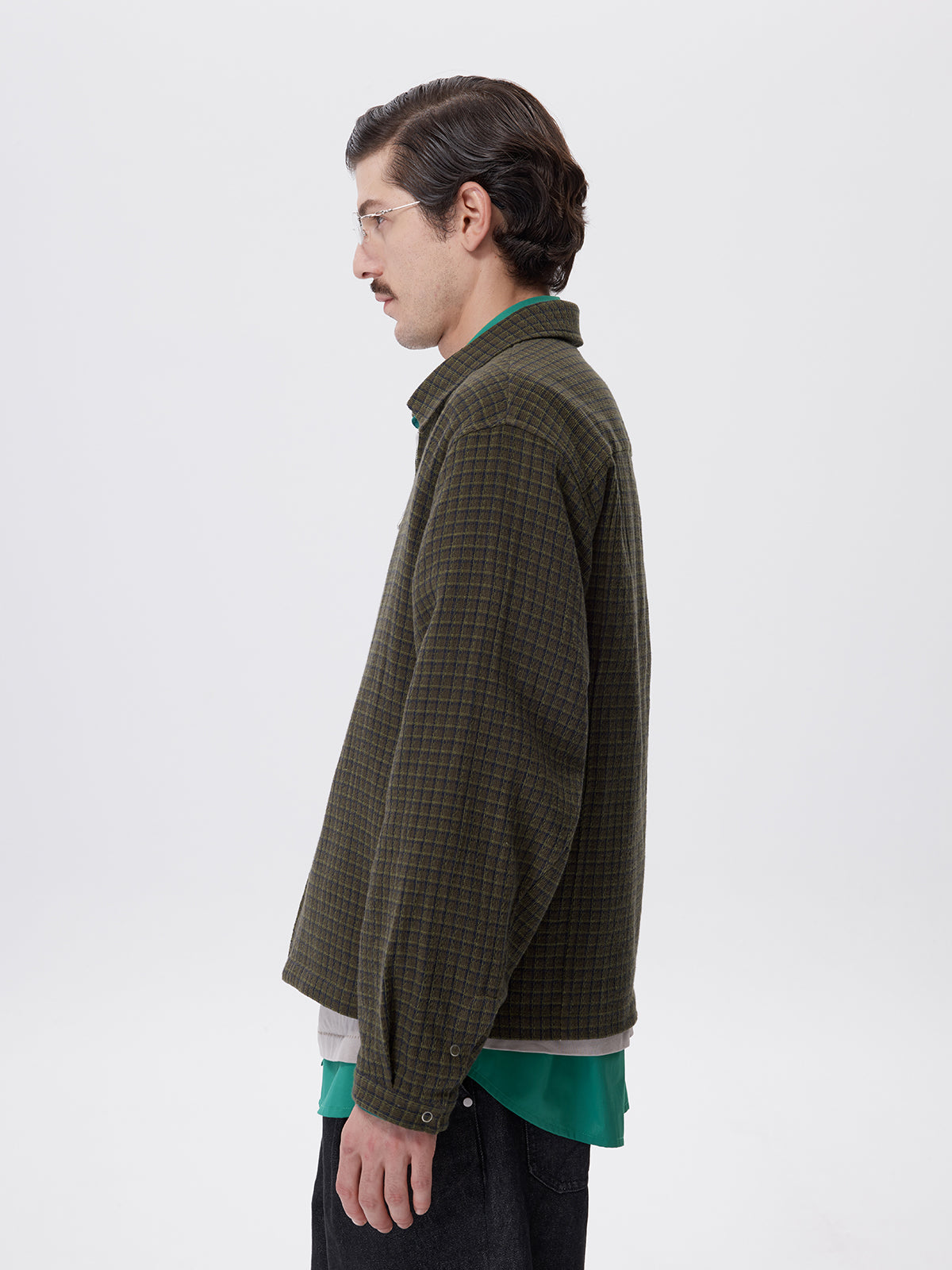 Cotton Check Pattern Jacket
