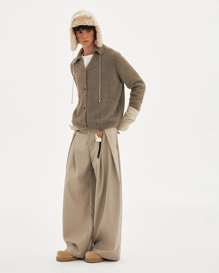 Relaxed Style Soft V-Neck Cardigan