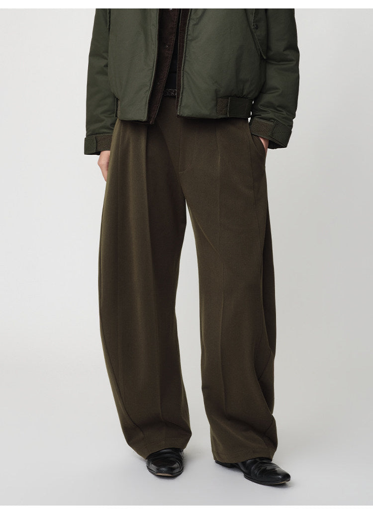 Retro-Style Casual Pants