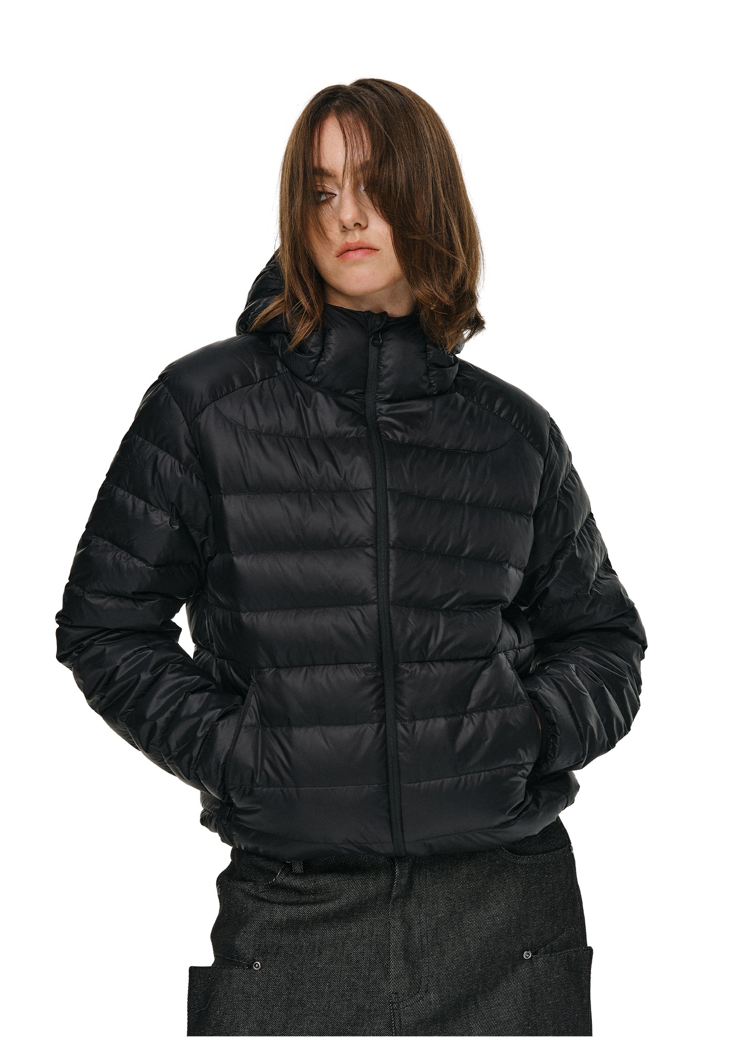Lightweight Hooded Down Jacket