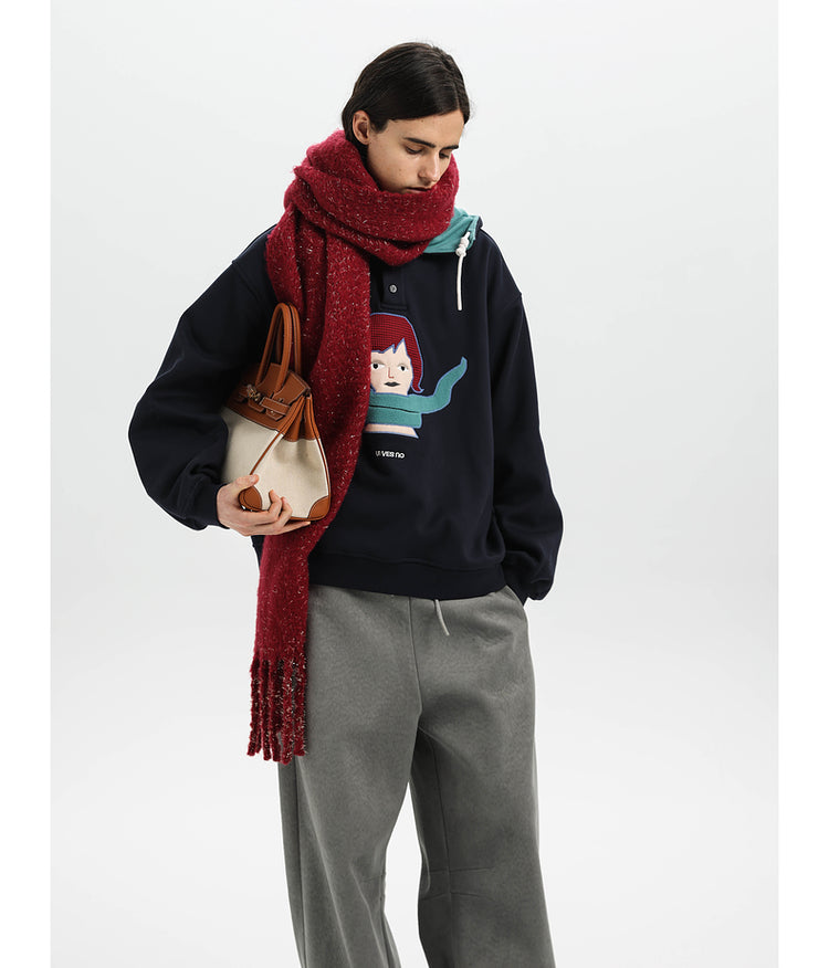 Contrast Color Anti-Static Parka