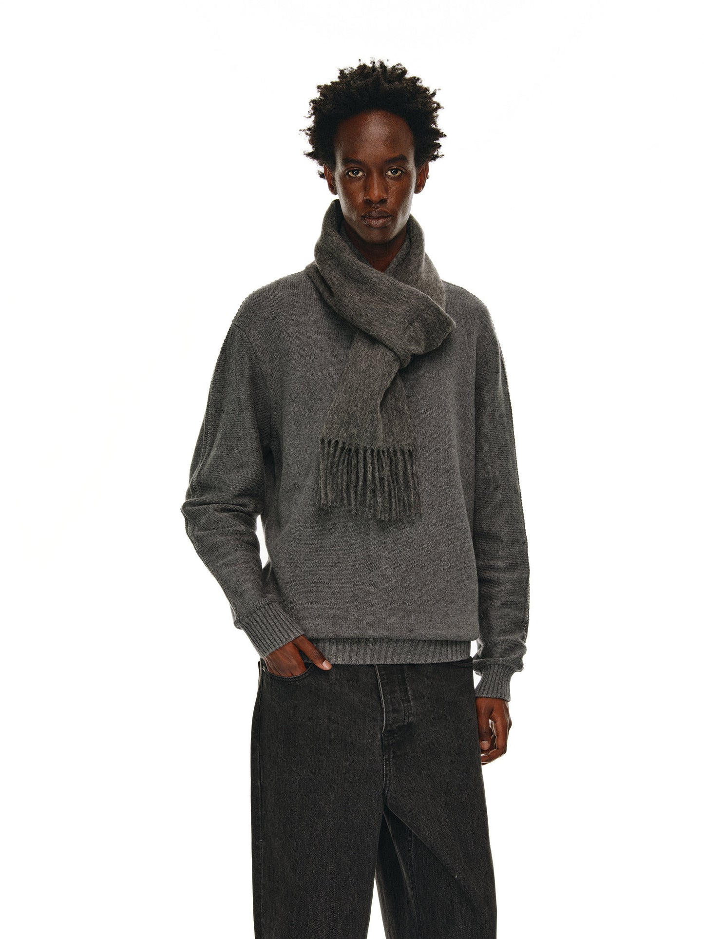 Chunky Neckline Sweater