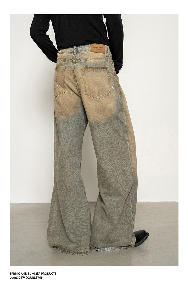 Hand-Splashed Wash Jeans