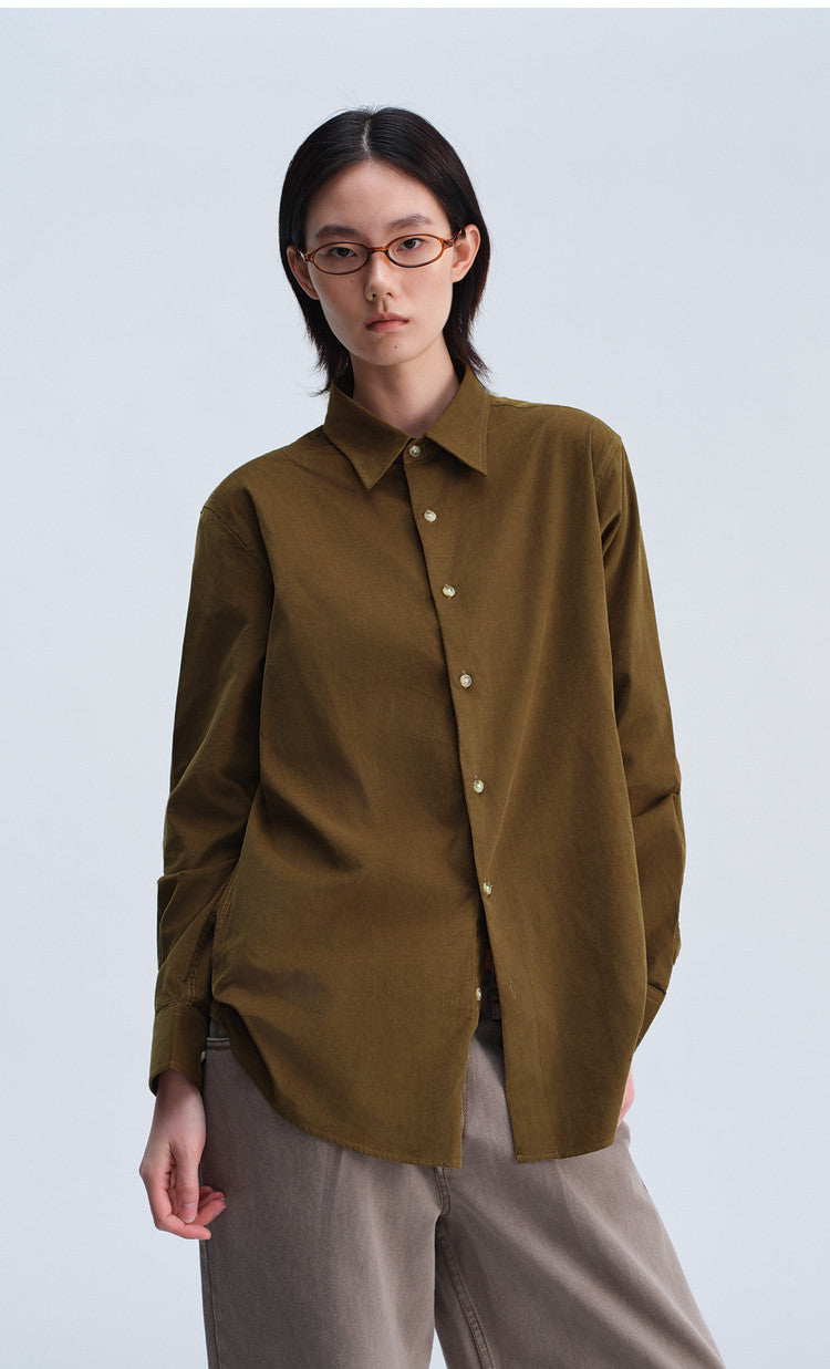 Retro Corduroy Shirt