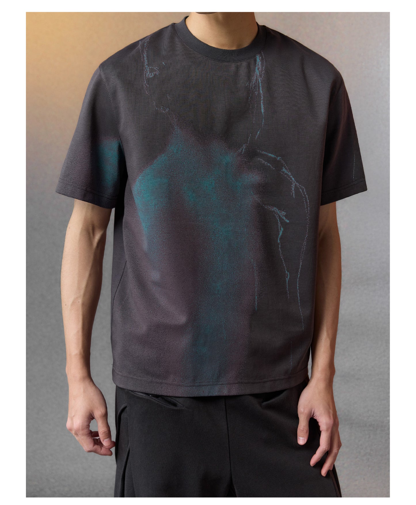 Icefield-Finish Printed T-Shirt