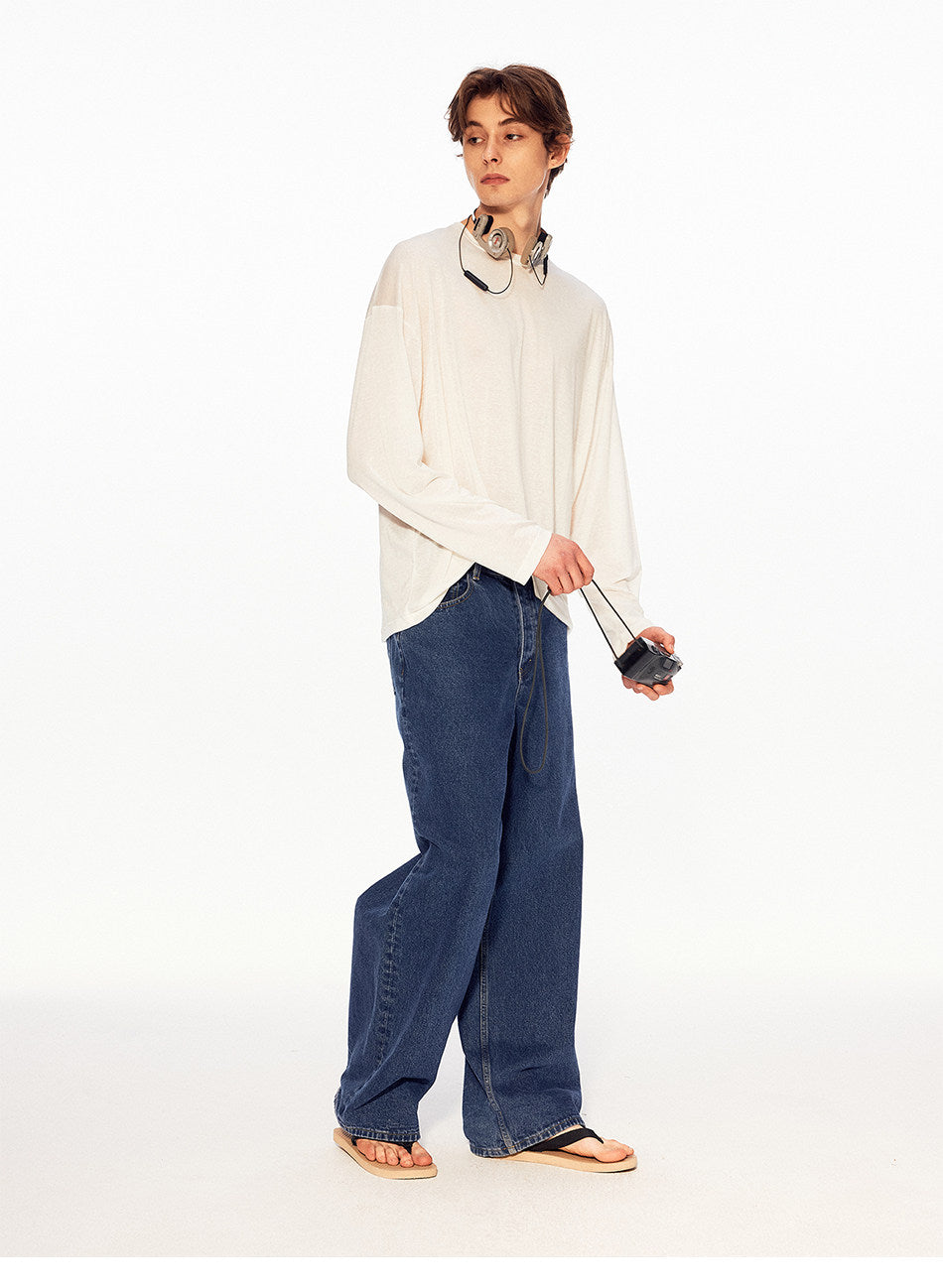 Vintage-Style Lyocell T-Shirt