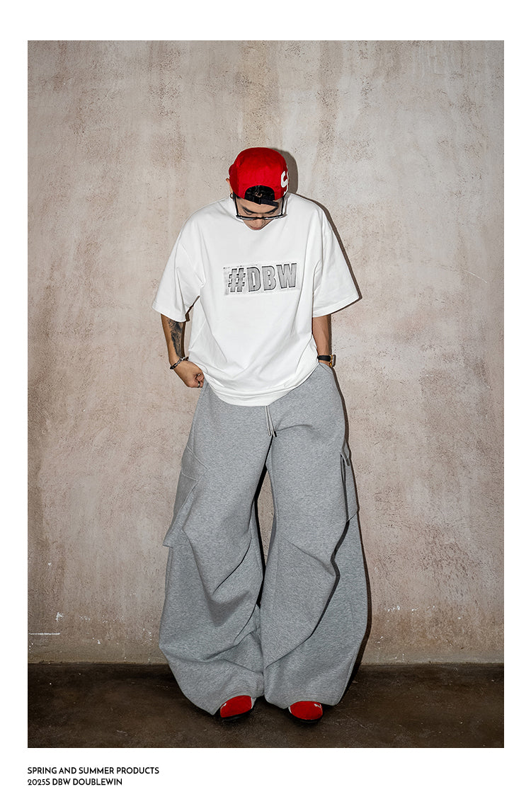 3D embossed print T-shirt