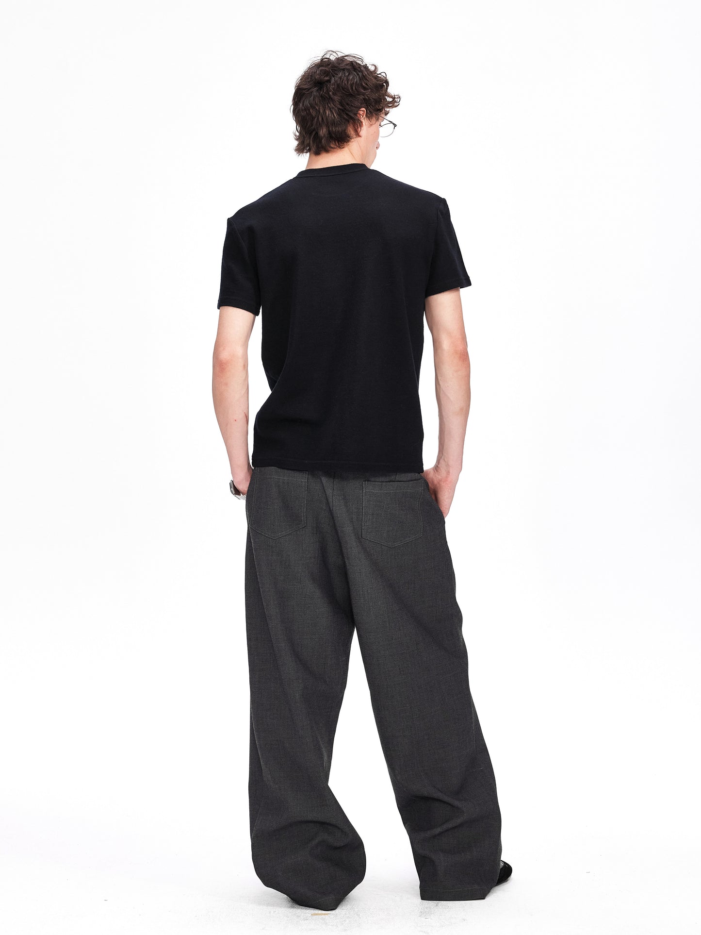 Tapered-Silhouette Casual Pants