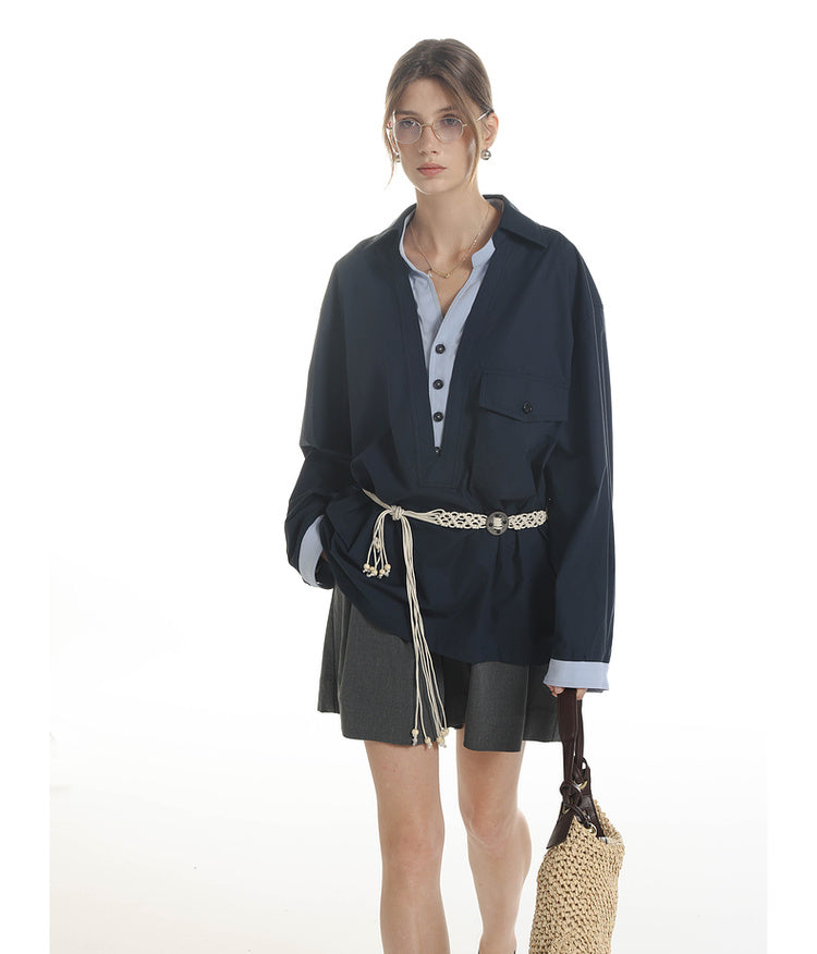 Fake Two-Piece Shirt