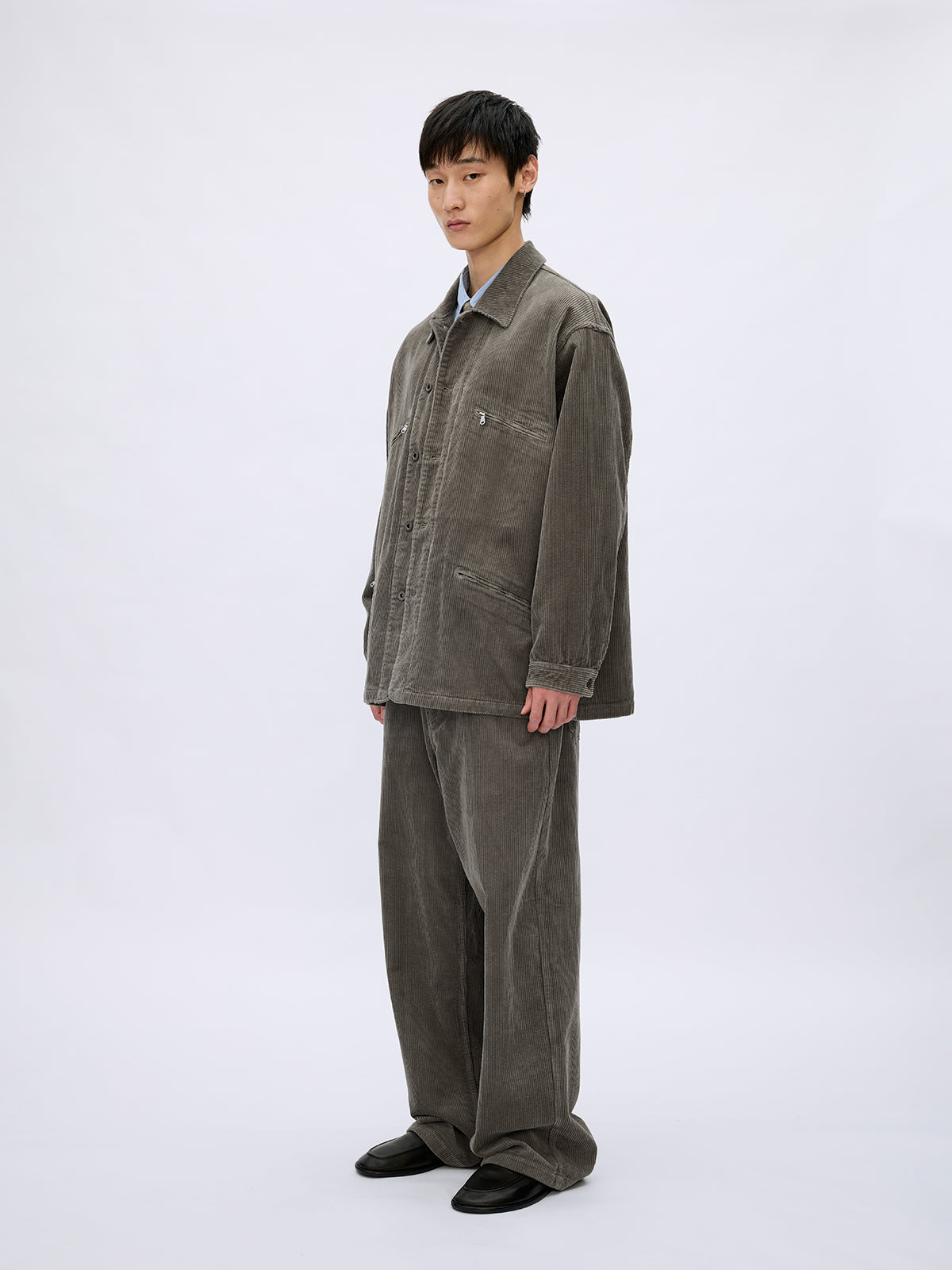 Wash-processed Cotton Corduroy Jacket