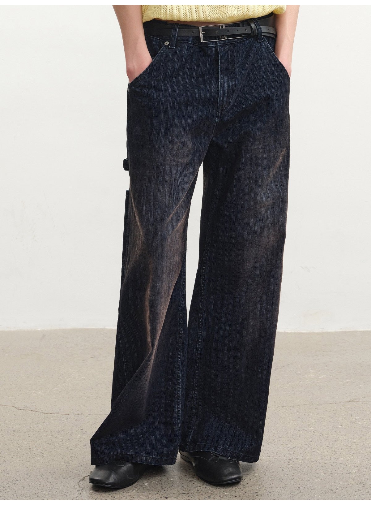 Herringbone Corduroy Casual Pants