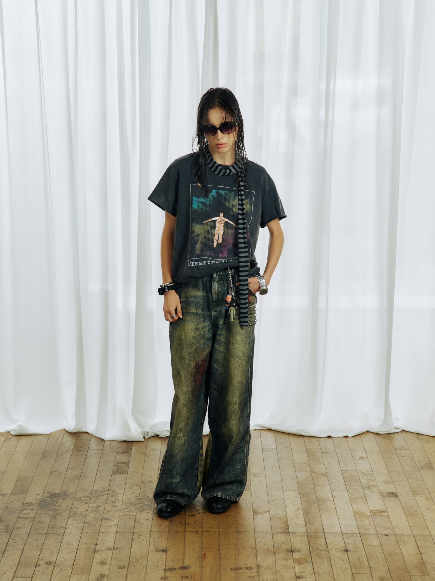 Glitter-Print T-Shirt