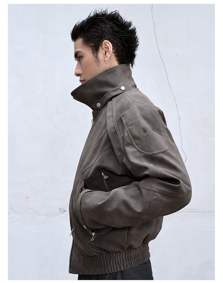 Microfiber Leather Jacket