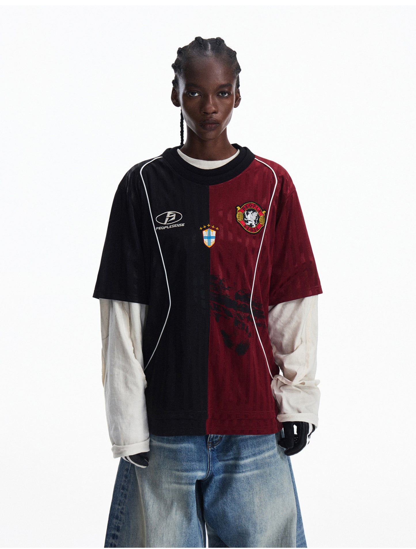 Racing Style Round Neck T-Shirt