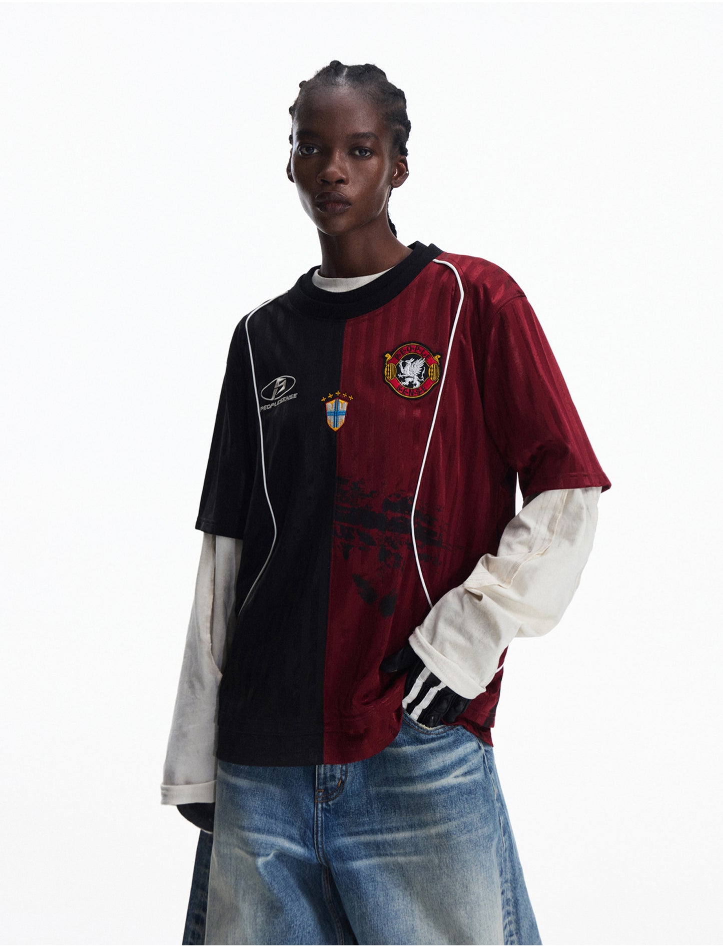 Racing Style Round Neck T-Shirt