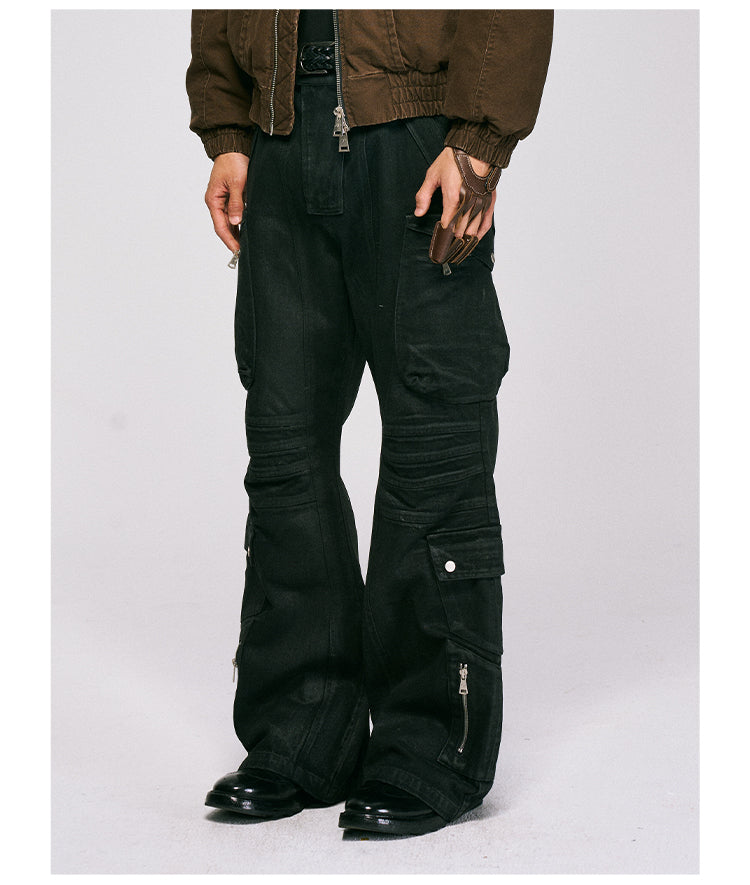 Waxed Shell Casual Pants