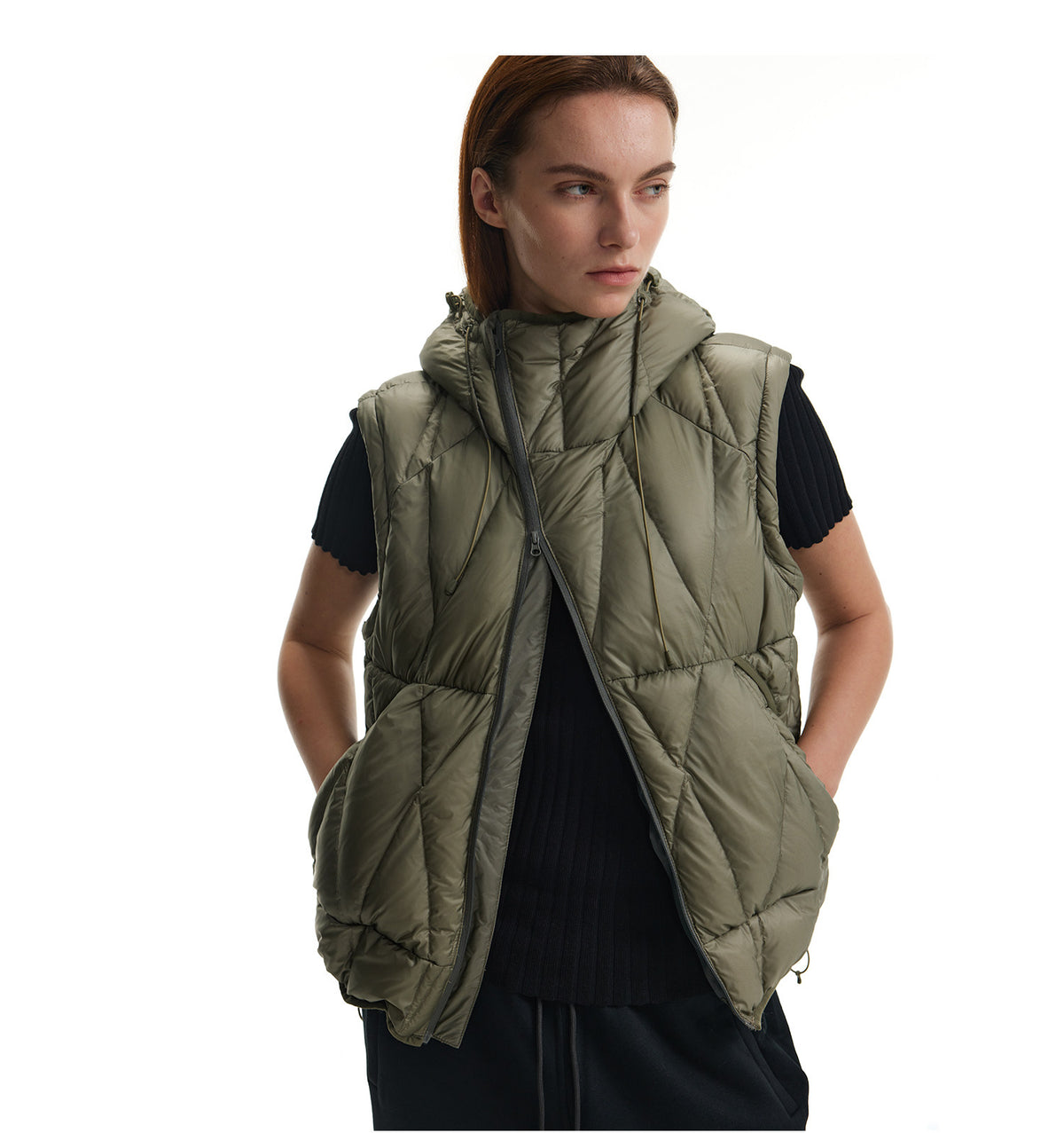 Detachable Sleeves Down Jacket