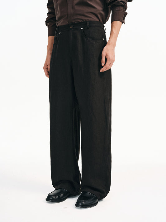 Linen Straight Pants