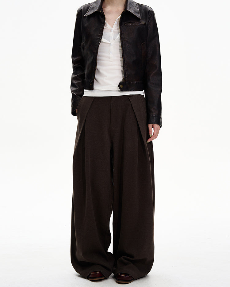 Minimalist High-End Casual Pants