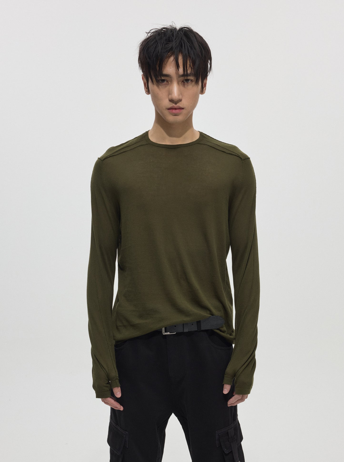 Lightweight Cotton Pullover T-Shirt