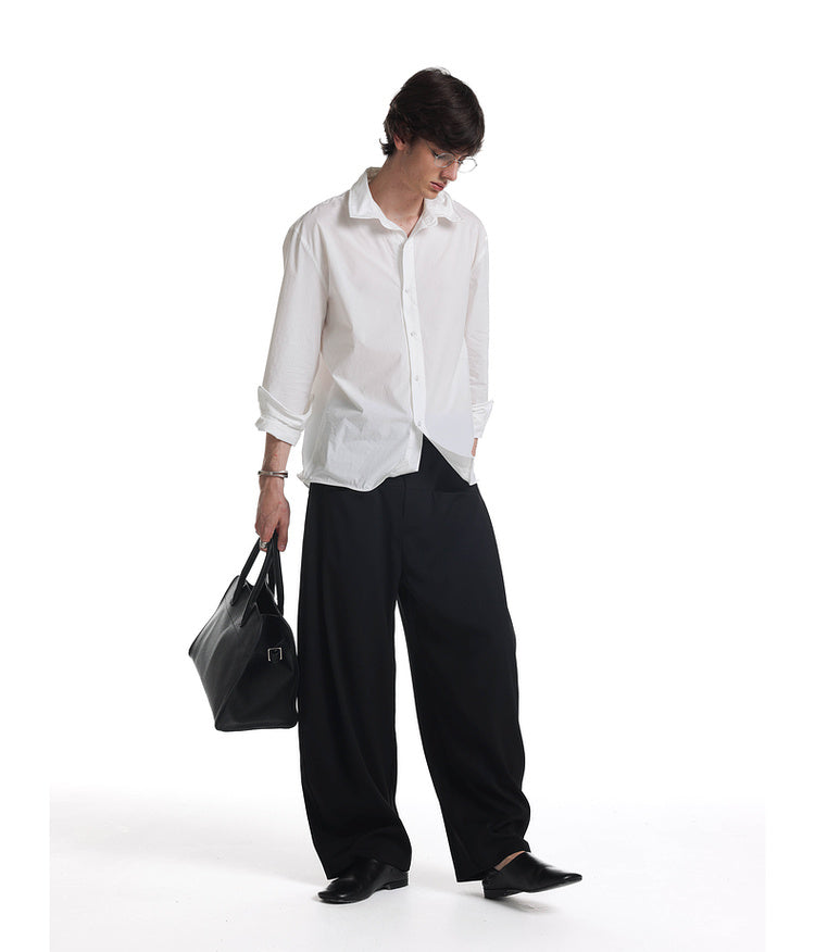 Plain versatile basic shirt