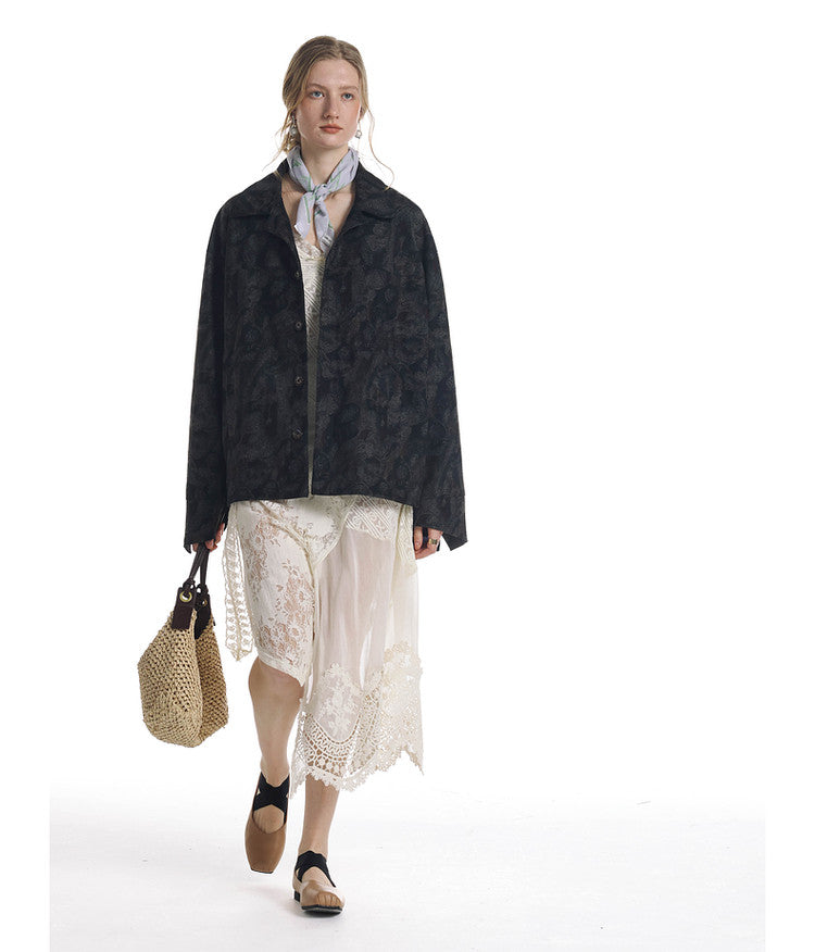 Dark Pattern Paisley Jacket