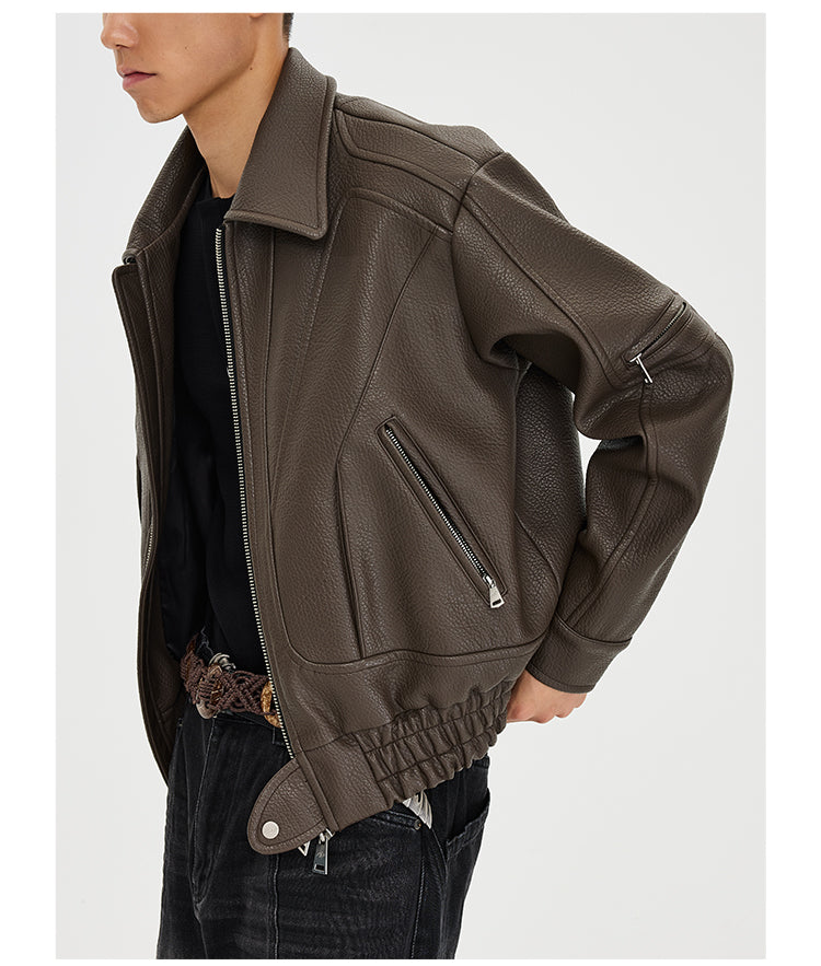 Short Leather Jacket