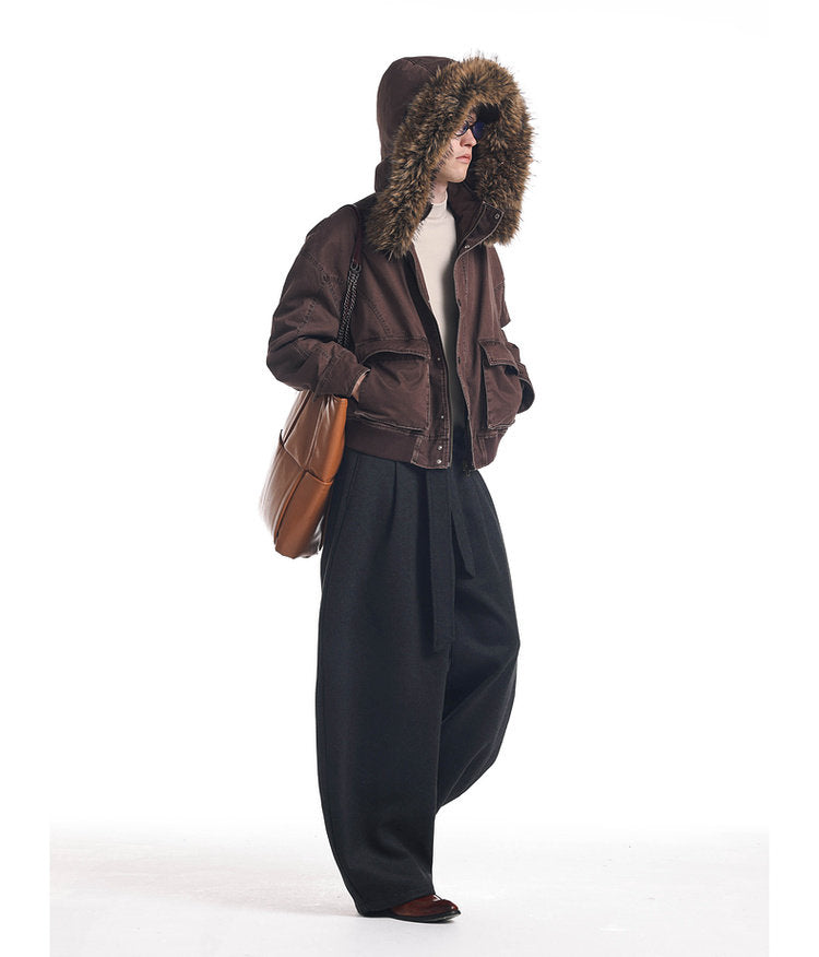 Casual Pants with Free Belt