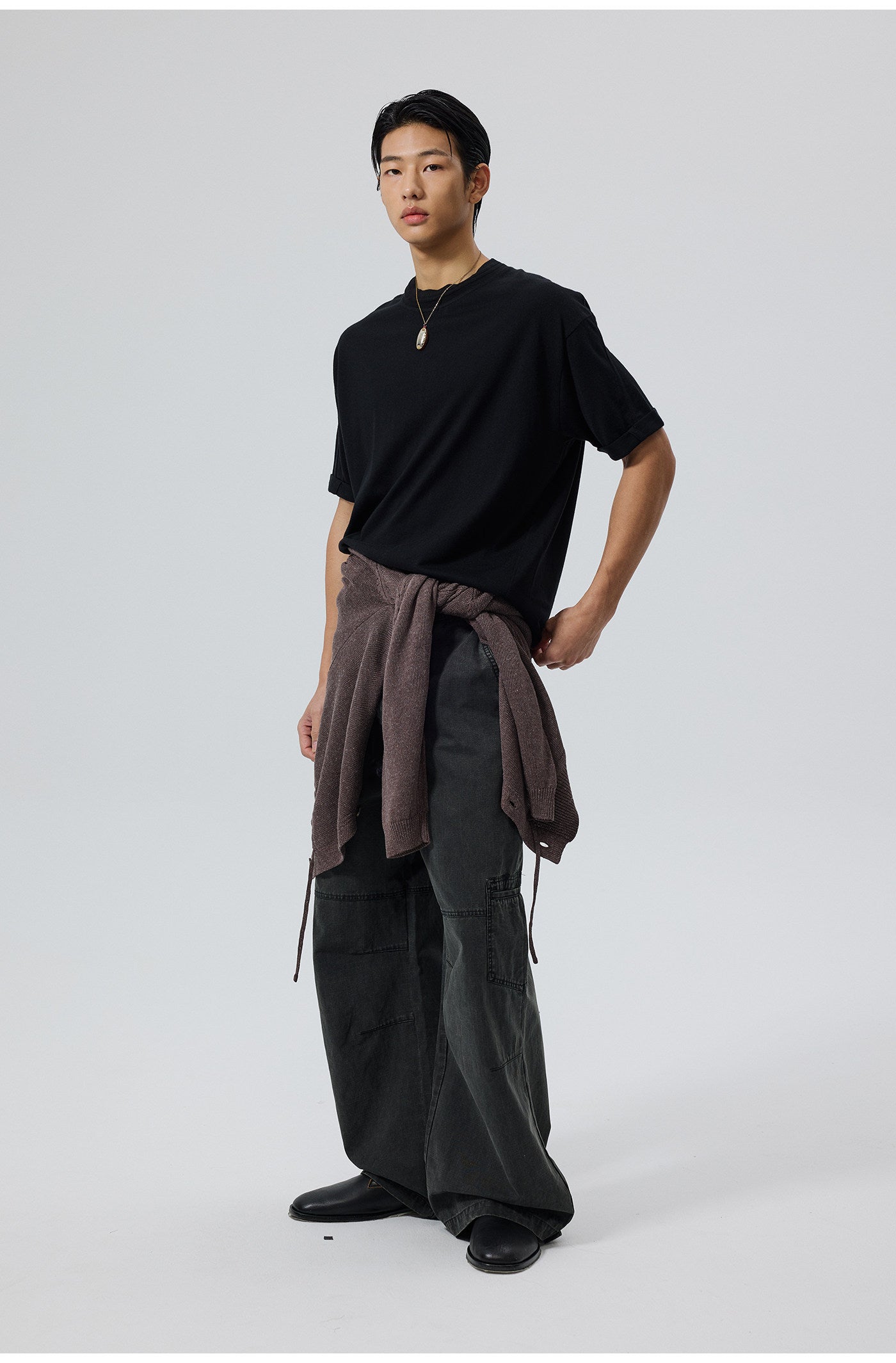 Distressed Cargo Pants