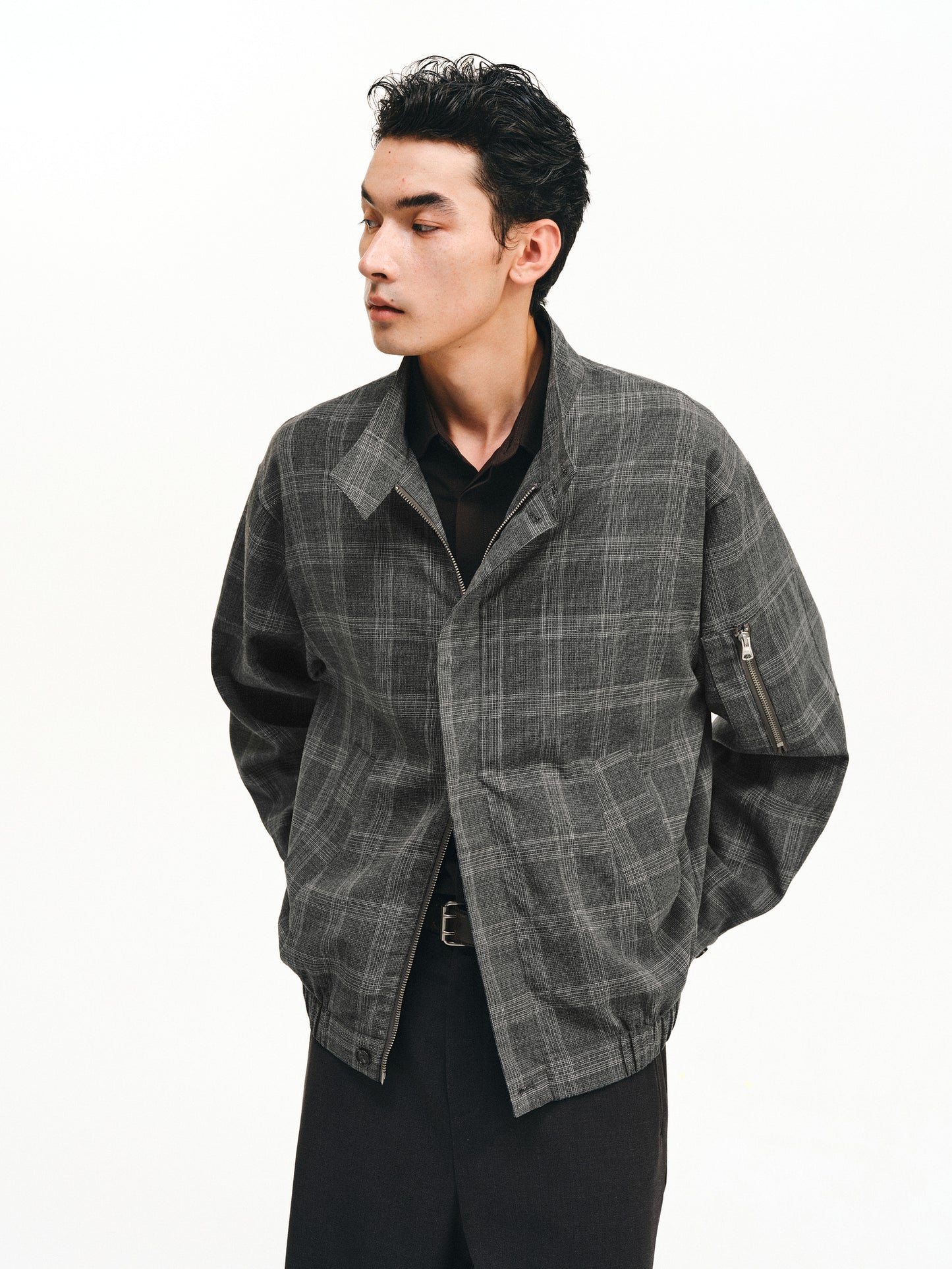 Wool Harrington Jacket