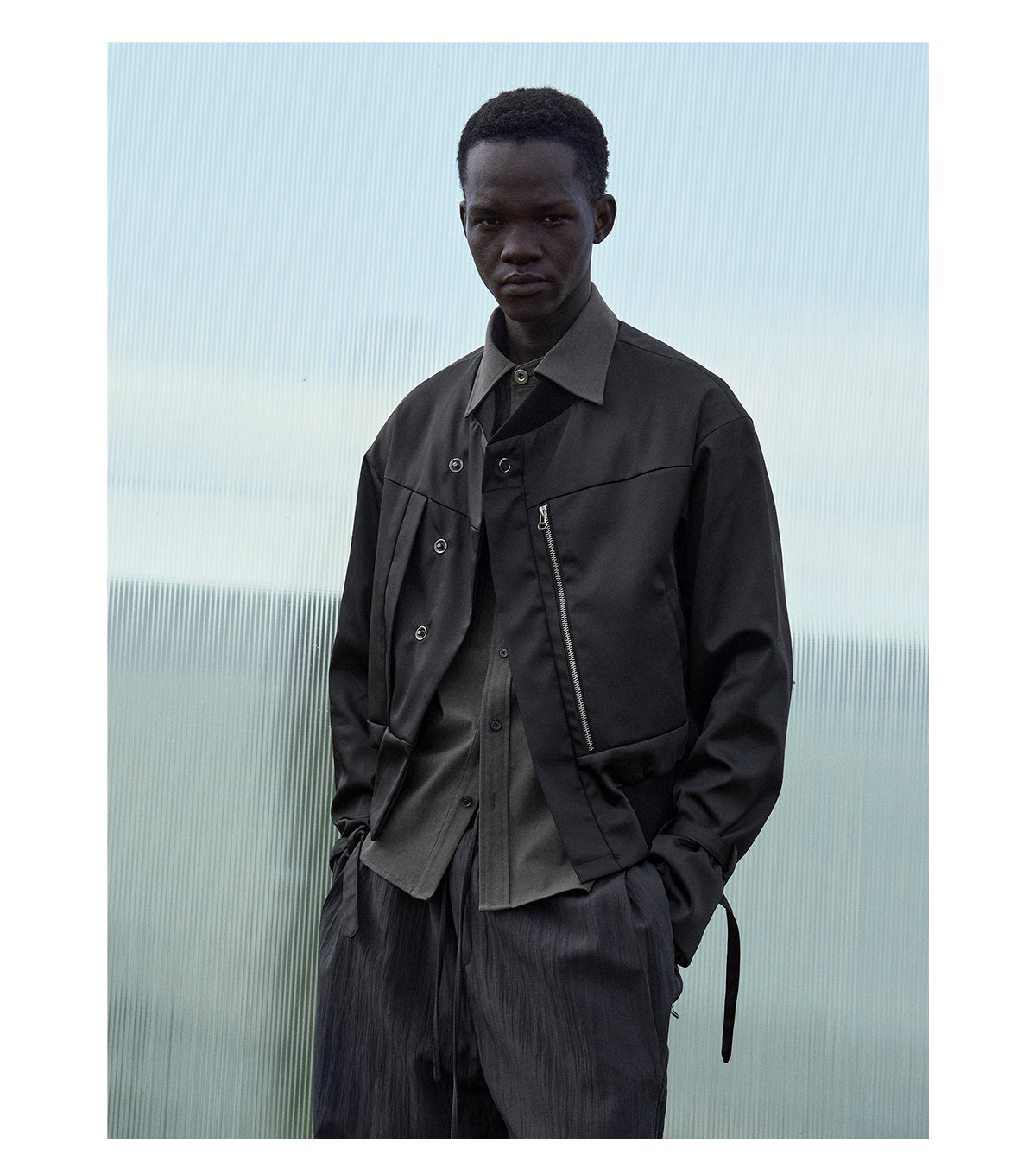 Short Elastic Jacket