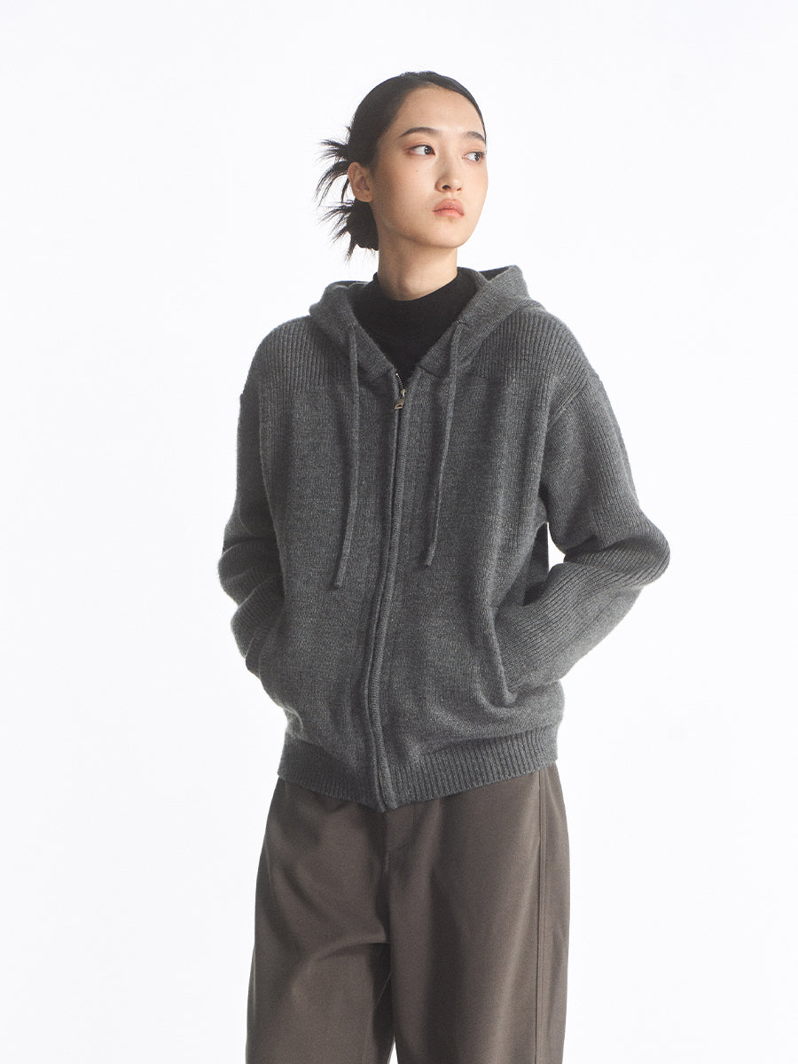 Drawstring Hooded Sweater