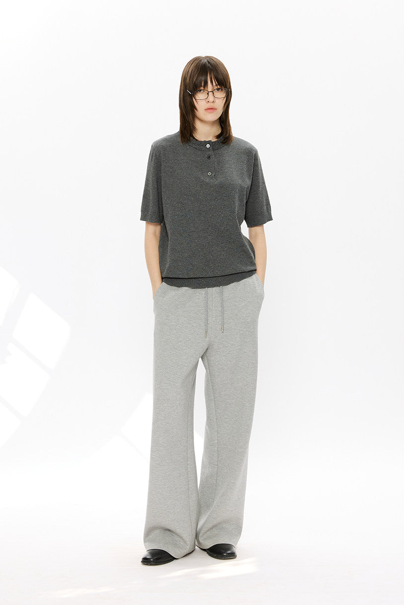 Relaxed-Fit Knit Casual Shirt