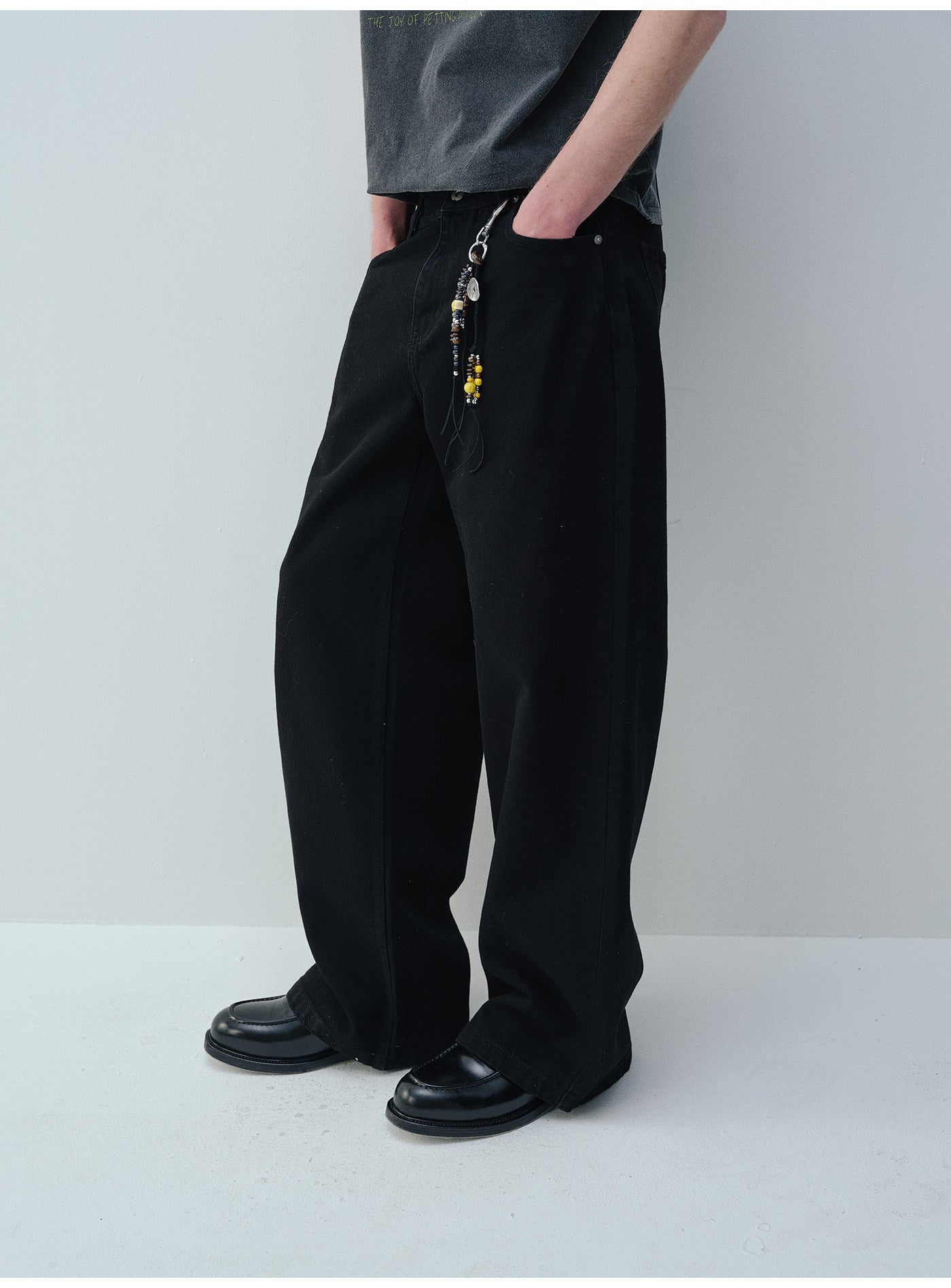 A라인 로우라이즈 스트레이트 진