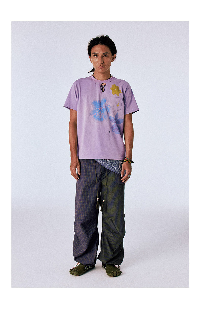 Distressed Print T-Shirt
