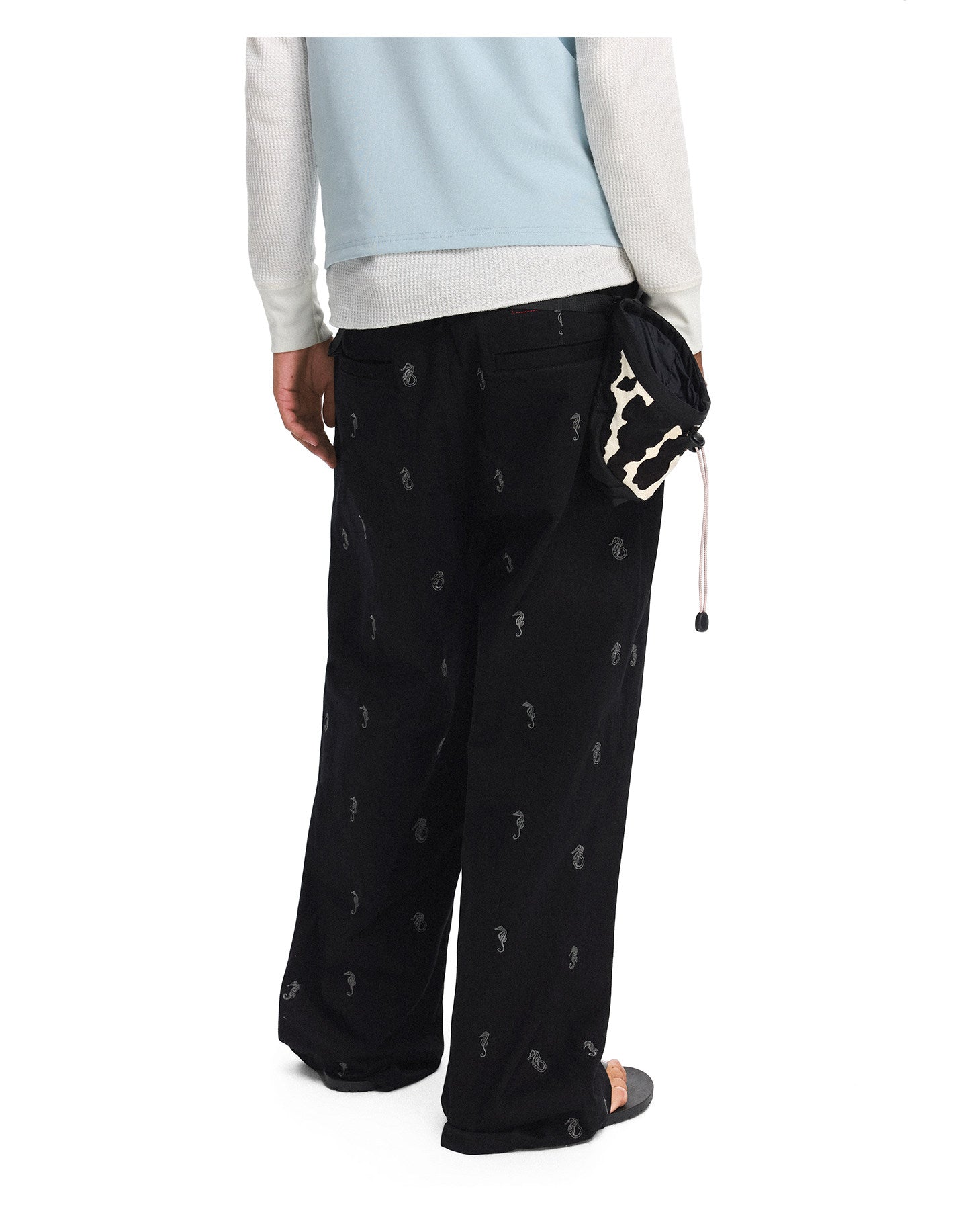 Vintage-Style Embroidered Street Casual Pants