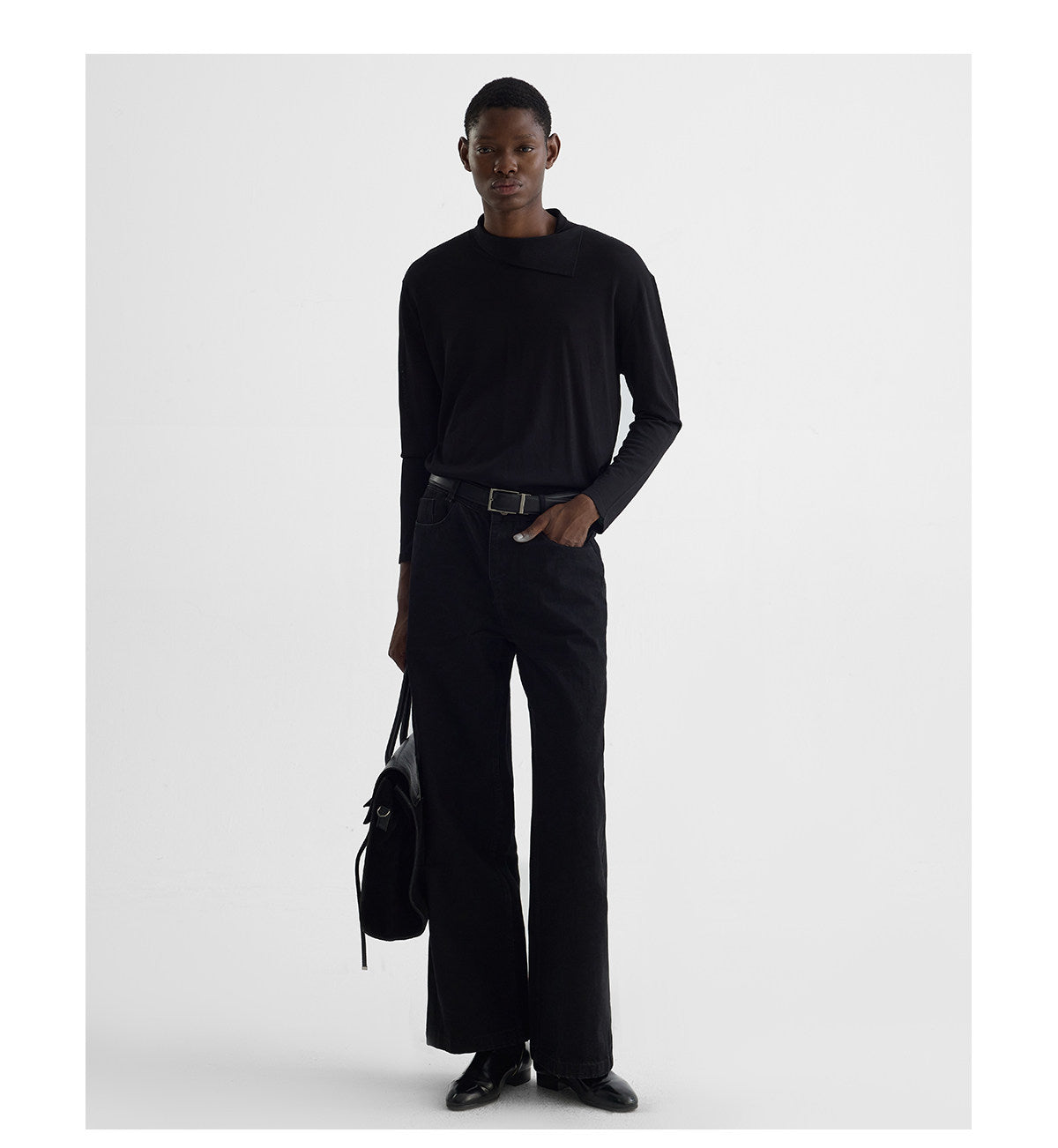 Wardrobe Style Turn-Down Collar T-Shirt
