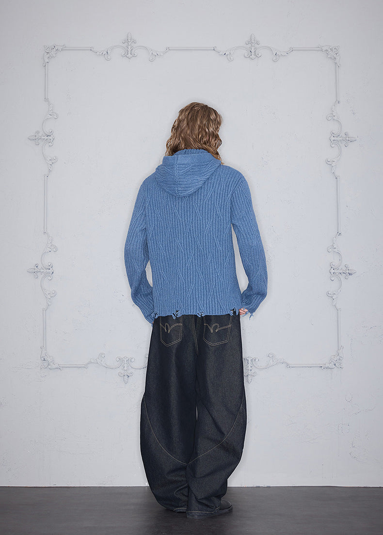 Hooded Pullover Sweater