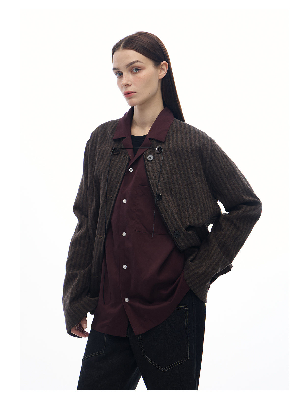 Striped Patchwork Jacket